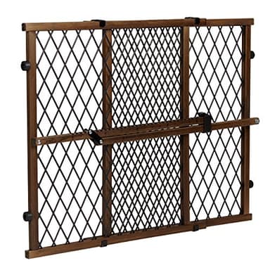 Position & Lock Adjustable Wood Baby Gate (Farmhouse Collection)