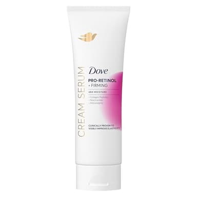 Dove Cream Serum Pro-Retinol + Firming for Elasticity and Firmness, with Collagen Peptides, Niacinamide and Antioxidants Lotion, 8 oz