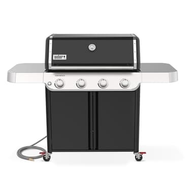 Weber Genesis E-415 Natural Gas Grill for Outdoor Grilling, 4 Burners, Black