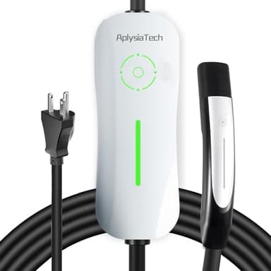 AplysiaTech Level 1 EV Charger for Tesla(Only), 15A 110V NACS Connector with 21ft Cable,Nema 5-15 Plug Home Portable Wall Charger for Model Y/3/S/X, Max 1.65KW Power Tesla Charging Station