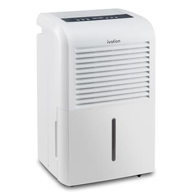 Ivation 4,500 Sq Ft Dehumidifier with Pump, Large Capacity Compressor Includes Programmable Humidity, Hose Connector, Auto Shutoff and Restart and Washable Filter (4,500 Sq Ft W/Pump)