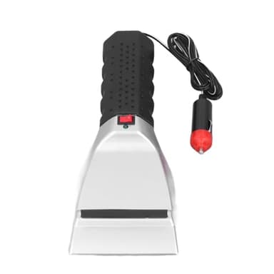 Auto Heated Ice Scraper Snow Shovel Plastic Metal 12V 18W 60°C 110.24in 3 Min Fast Heat Electric Windshield for Cars Trucks SUV