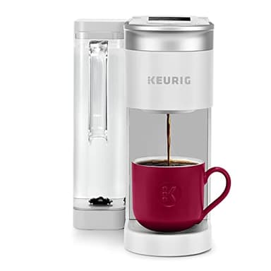 Keurig K-Supreme SMART Single Serve Coffee Maker With WiFi Compatibility, 4 Brew Sizes, And 66oz Removable Reservoir, Compatible with Alexa, White