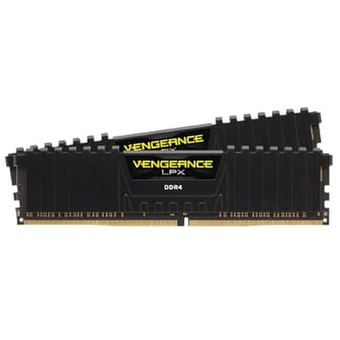 CORSAIR Vengeance LPX DDR4 RAM 32GB (2x16GB) 3200MHz CL16-20-20-38 1.35V Intel AMD Desktop Computer Memory - Black (CMK32GX4M2E3200C16)