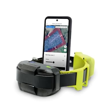 Dogtra GPS Fence – No Subscription, Custom Wireless Dog Fence with App, Smart Guidance & Return Reminder Tone/Vibration/Correction, IPX9K Waterproof Rechargeable Collar, Safe Freedom for Dogs 15 Lbs+