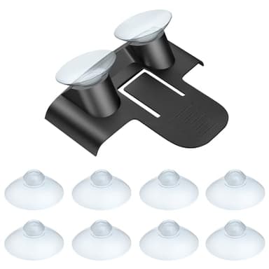 xsaaczm Suction Cup Mount Holder Compatible with Valentine One V1 Gen1 and Gen 2 Radar Laser Detector,WMV1K(1 Cradle,10 Suction Cups)