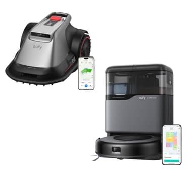 eufy Robot Vacuum C20 Omni E18 Robot Lawn Mower with 0.3 Acres