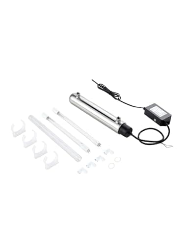 VEVOR Purifier UV Water, 12 W, 1 GPM, 110 V, Versatile Ultraviolet Water Purification Filter with Stainless Steel housing, UV Water Filter for The Whole House with Quartz Sleeve