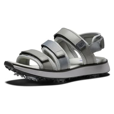 FootJoy Women's Golf Sandal Golf Shoe, Grey, 9