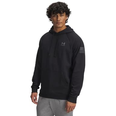 Under Armour Men's Freedom Flag Hoodie, (001) Black / / Castlerock, 5X-Large
