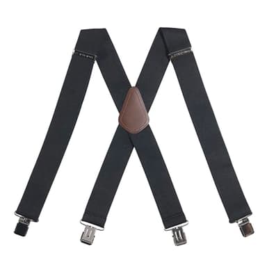 Carhartt Rugged Flex Elastic Suspenders Black, One Size (52” Maximum Length) Suspender Width: 2"