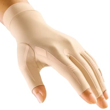 FREETOO Carpal Tunnel Gloves for Typing, Compression Edema Glove for Right Left Hand, Raynauds Gloves for Women Men for Typing, Driving, Knitting, Tendonitis, Numbness, Lymphedema Skin XL