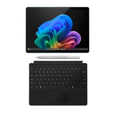 Microsoft Surface Pro 11 Copilot PC Bundle, 13" 2.8K Touchscreen Tablet with Black Keyboard & Business Pen, Snapdragon X Plus, 16GB RAM, 1TB SSD, Win 11 Pro, Sapphire