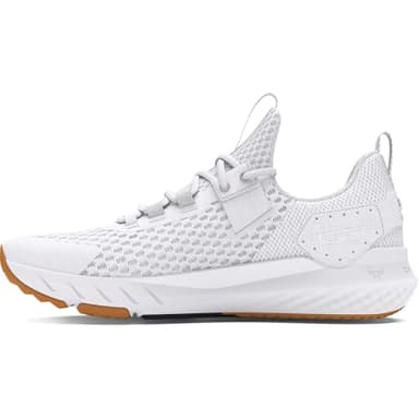 Under Armour Men's Project Rock Blood Sweat Respect 4, (100) White/Distant Gray/Black, 12, US