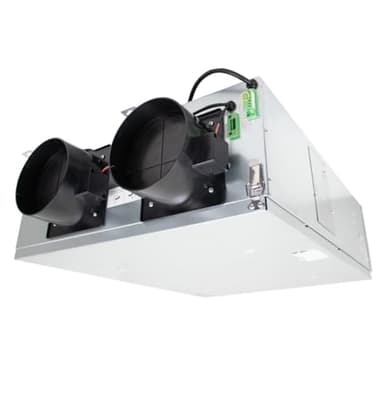 Awoco 6” Vent Energy Recovery Ventilator (ERV) System Various Speeds 100 CFM with Filter, Energy Saving HVI Certified (ERV)