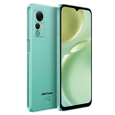 Ulefone Unlocked Smartphone, Note 14 Cell Phone Unlocked, Android 12, 6.52" IPS Full-Screen, 4500mAh, 7GB + 16GB, 3-Card Slots, 8MP Camera, Dual SIM, Face Recognition, 4G Cheap Phones - Green