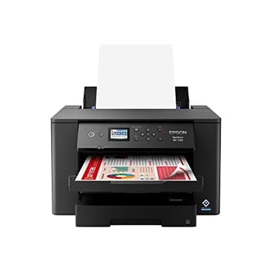 Epson Workforce Pro WF-7310 Wireless Wide-Format Printer with Print up to 13" x 19", Auto 2-Sided Printing up to 11" x 17", 500-sheet Capacity, 2.4" Color Display, Smart Panel App, Medium,Black