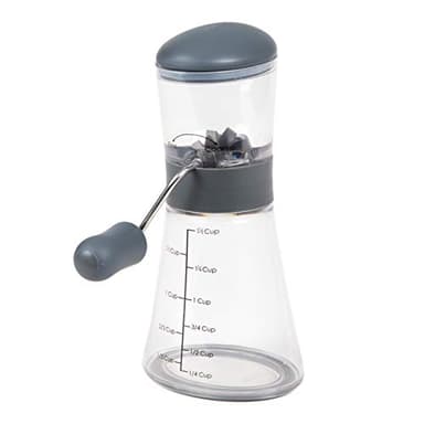 Prepworks by Progressive Nut Chopper with Non-Skid Base, Gray