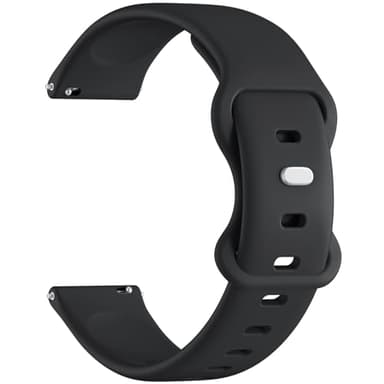 Getino 22mm Silicone Sport Band Compatible with Garmin Venu 3 Watch Band/Venu 2 4 Watch Bands for Men Women, Rubber Quick Release Watch Strap for Garmin Vivoactive 4 / Forerunner 265/255/965, Black