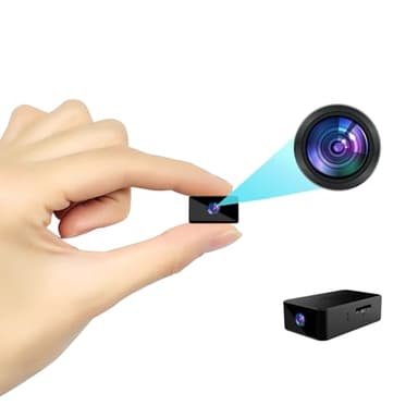 Mini Camera - Hidden Cameras, 1080P Small Camera, Rechargeable Tiny Cams, No WiFi Mini Cam with Loop Videotaping, Portable Cam, Indoor Cameras for Warehouse, Lecture, NO WiFi NO APP NO Bluetooth