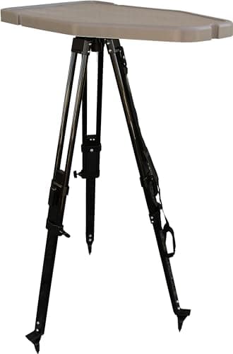 MTM HLST High-Low Shooting Table, USA Made, Dark Earth