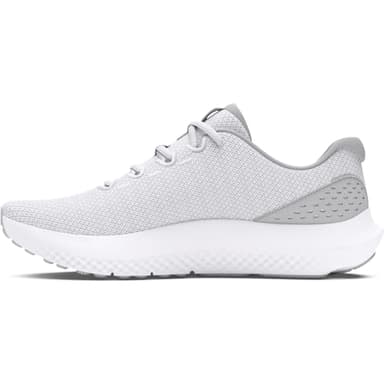 Under Armour Men's Charged Surge 4, (100) White/Halo Gray/Black, 10.5, US
