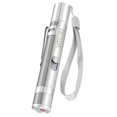 TBTeek Cat Toys, Rechargeable, 3 Light Modes & 5 Fun Patterns, Portable Interactive Kitten Pet Dog Cat Mouse Toy for Fun Chase Play Exercise