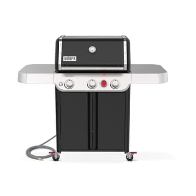 Weber Genesis E-325 Natural Gas Grill for Outdoor Cooking, 3 Burners, Black