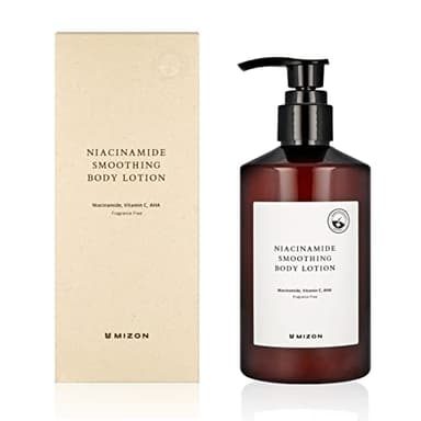 MIZON Niacinamide Smoothing Body Lotion AHA Vitamin C Hyaluronic Acid Smooth Korean Glowy skin Mild Exfoliation (300ml / 10.14 FL oz)