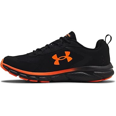 Under Armour Men's Charged Assert 9, Black/Blaze/Orange, 11 M US