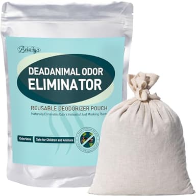 Reusable Deodorant Pouch for Dead Rodent in Wall Smell -Safe Indoor & Outdoor Use, Fresh & Effective,Cover 375 Sq Ft, 1 Bag