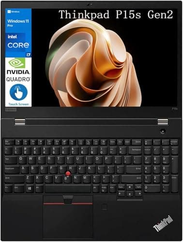 Lenovo ThinkPad P15s Gen 2 Mobile Workstation Laptop, Touchscreen Notebook, NVIDIA Quadro T500 4GB, Core i7-1165G7, 15.6" FHD (1920x1080), 16GB RAM, 512GB SSD, Windows 11 Pro (Renewed)