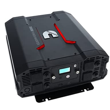 Cummins 3000 Watts Inverter Modified Sine Wave Truck Inverter 12 Volts to 110 Volts Four AC Outlets Two USB Ports (Plus Cable Kit)- CMN3000W - Inverters for Vehicles, Van Life, Camping