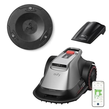 eufy E18 Robot Lawn Mower with 0.3 Acres + eufy Robot Lawn Mower Series Accessory, Blade Disc for Robotic Lawn Mower E15/E18
