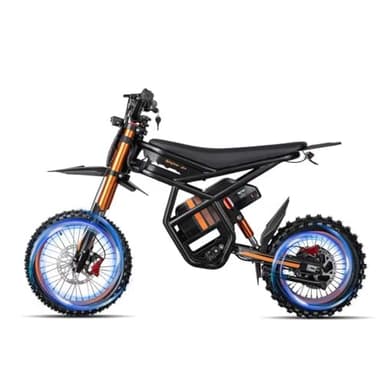 Bootime GT73/ GT54 Electric Dirt Bike for Adults/Teens - 3000W/ 2000W Motor - 50/ 37MPH High-Speed, 25" 14" Fat Tires & Removable Battery(60/48V), All-Terrain Off-Road eBike for Snow, Sand