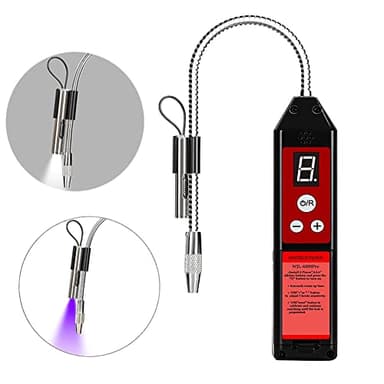 Wale&Morn Upgrade WJL-6000PRO Refrigerant Leak Detector with LED light for Halogen Gas Leakage, Air Condition Freon Gas Leakage Tester with Indicator Light HVAC R22 R410A R134A R1234yf CFCs HCFCs HFCs