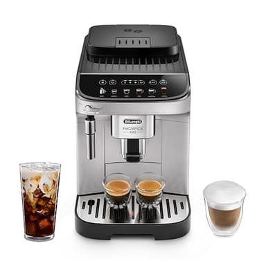 De'Longhi Magnifica Evo Automatic Espresso & Coffee Machine with Manual Milk Frother, Built-in Grinder & Auto-Clean Function - For Latte, Cappuccino, Americano, Iced Coffee, ECAM29043SB