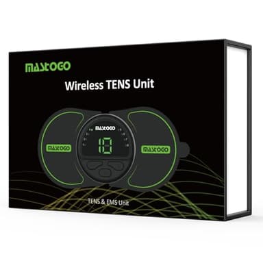 Wireless TENS Unit - 8 Mode 19 Intensity with Screen Display Portable Tens Unit Muscle Stimulator - TENS Device for Back, Sciatica, Shoulder Pain Relief