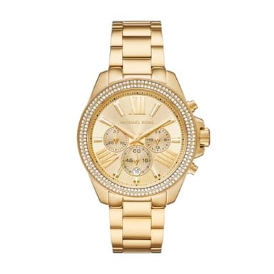 Michael Kors Wren Chronograph Gold-Tone Stainless Steel Women's Watch (Model: MK7428)