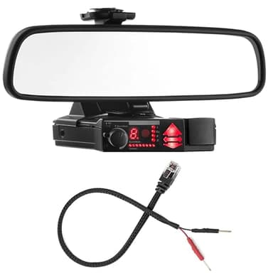 Radar Mount Mirror Mount + Mirror Wire for Valentine V1 Radar Detectors - Gen 1 and Gen 2 (4001104)