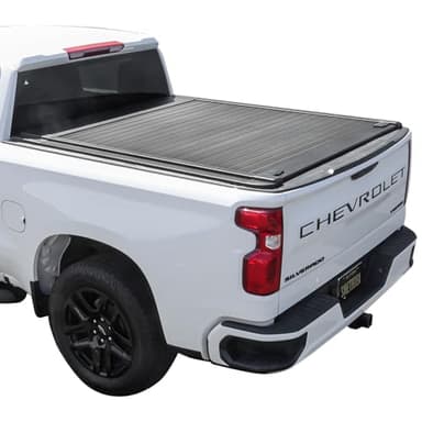 Syneticusa MB Retractable Truck Bed Cover for 2007–2026 Silverado/Sierra | 5.8ft (69.9”) Short Bed | Aluminum Hard Retractable Tonneau Cover | Waterproof Low Profile