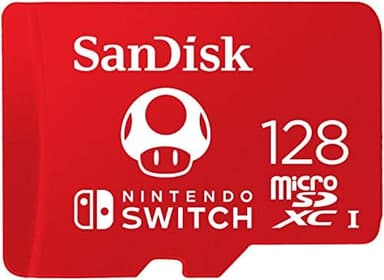 SanDisk 128GB microSDXC Card Licensed for Nintendo-Switch - Made for Nintendo-Switch, OLED, and Lite - SDSQXAO-128G-GNCZN