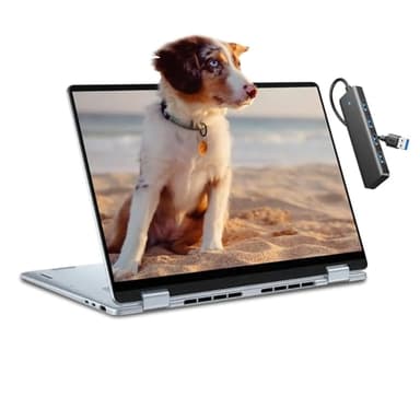 Dell 16 Plus Laptop LDB06250, 16" 2 in 1 FHD+ Touchscreen Laptop, Intel Core Ultra 7 256V, 16GB LPDDR5X RAM, 1TB SSD, Intel Arc Graphics, Backlit KB, Windows 11 Pro Copilot AI