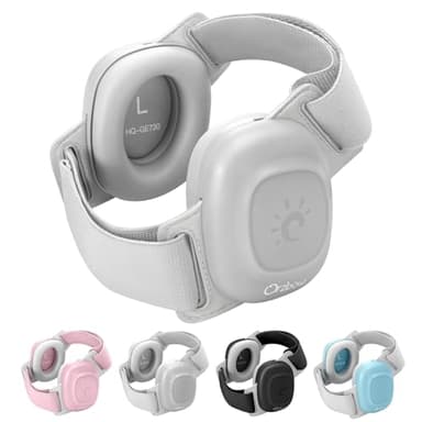 Orzbow Baby Headphones for Noise, Baby Ear Muffs Noise Protection for Newborn Toddler 3-48 Months - CE & ANSI Certified, Adjustable Infant Ear Protection for Travel Sleep, 25dB Sound Reduction, Gray