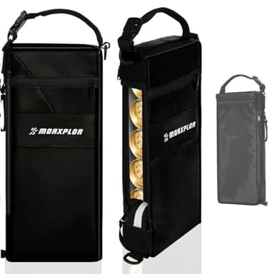 MORXPLOR Golf Cooler Bag - 6 Can Insulated Beer Sleeve Soft Cooler,Golf Cart Accessories,Golf Club Bag Accessories
