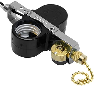 Akahttbn Ceiling Fan Light Kit,Twin Light Bulb Socket Compatible with Hunter Fan Black