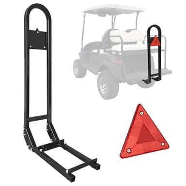 Universal Golf Cart Rear Seat Safety Grab Bar Compatible with Yamaha Club Car EZGO, Heavy Duty Golf Cart Back Seat Grab Bar Safety Hand Rail for Rear Seat Passenger