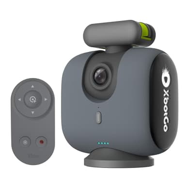 XbotGo Chameleon AI Auto Sports Action Camera - 4K 60FPS Soccer Camera and Basketball Tracking Camera for Team Sports, Live Streaming, No Subscription, Works with iOS & Android (Lava Graphite)