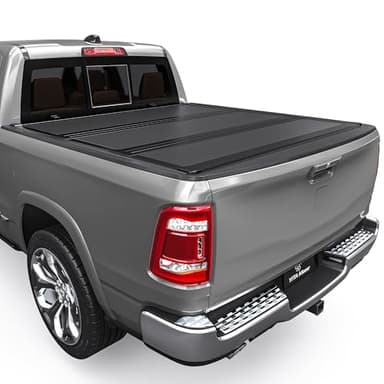 YITAMOTOR Low-Profile Hard Tri-Fold Truck Bed Tonneau Cover Compatible with Dodge Ram 2500 3500 2010-2026 with 6.4 ft Bed Without Rambox