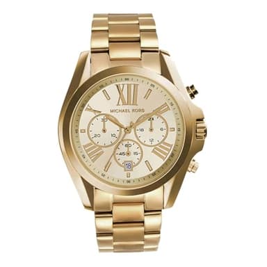 Michael Kors Women's Watch, Bradshaw Chronograph Gold-Tone Stainless Steel Watch for Women